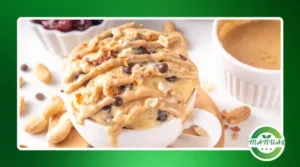 Bolos de paçoca com uma deliciosa cobertura de doce de leite