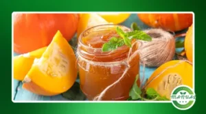 Um doce de abóbora em pedaço com sabor de infância