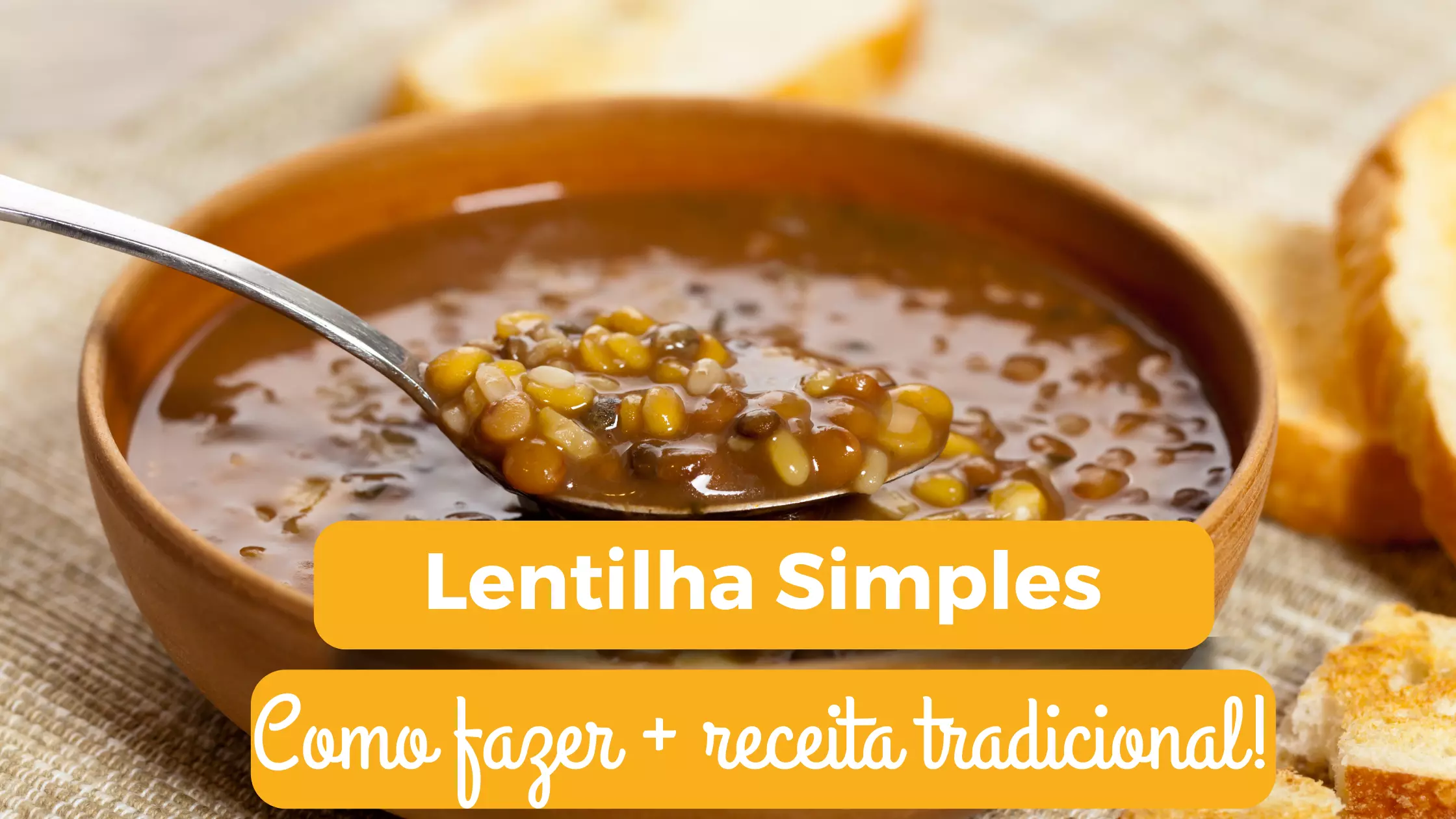 como fazer lentilha simples