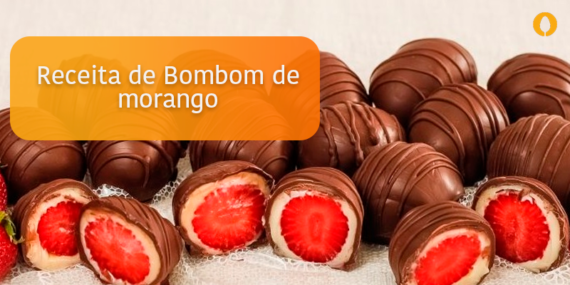 Receita de Bombom de morango