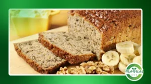 Cobertura para bolo de banana com calda de caramelo