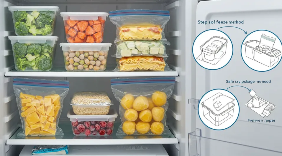 congelar alimentos sem perder os nutrientes