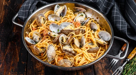 massas com frutos do mar