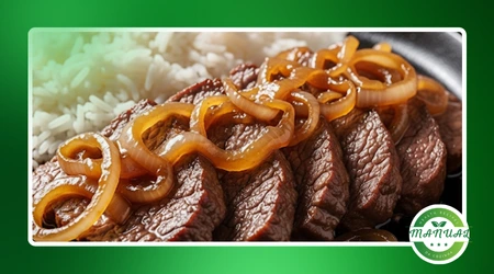 Receita de bife acebolado
