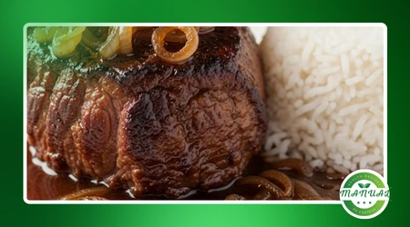 Receita de bife acebolado