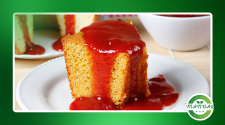 Receita de bolo de fubá com goiabada