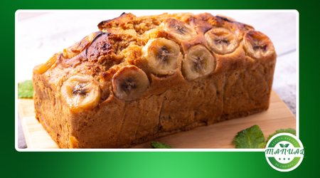 bolo de banana caramelada