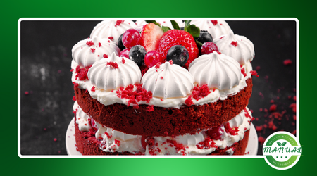 bolo red velvet caseiro com cream cheese