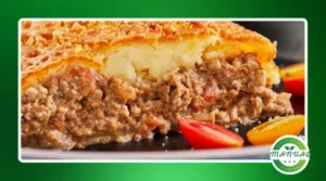 Receita de torta de carne moída com purê de batata