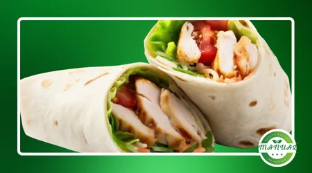 Wrap integral com frango grelhado 