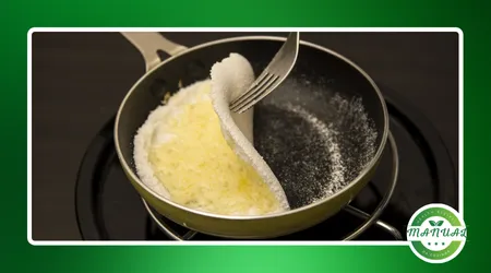 Tapioca recheada com queijo e coco: combinação doce e salgada