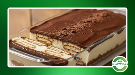 pavê de chocolate com biscoito maisena