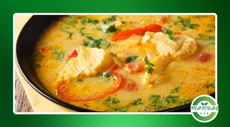 moqueca baiana de peixe com leite de coco