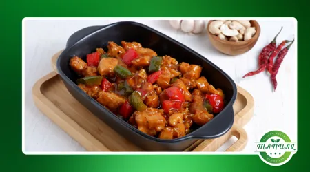 frango xadrez estilo chinês