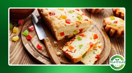 Bolo inglês com frutas cristalizadas