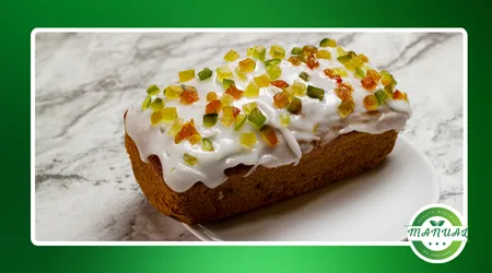 Bolo inglês com frutas cristalizadas para o Natal
