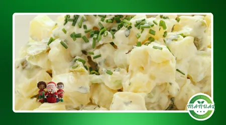 Salada morna de batatas