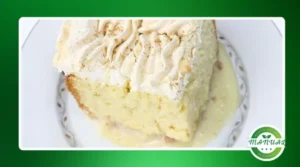 Bolo três leites (tres leches cake) versão brasileira