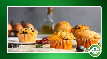 Muffin salgado integral de legumes com azeite