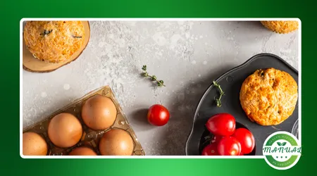 Muffin salgado integral de legumes com azeite