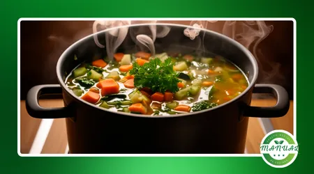 Sopa de legumes com quinoa