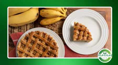 Torta rústica de banana 