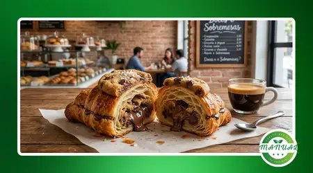 Crookie de chocolate croissant