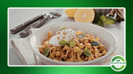 Macarrão cremoso de ricota e limão