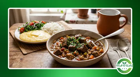 Picadinho de carne com molho rústico