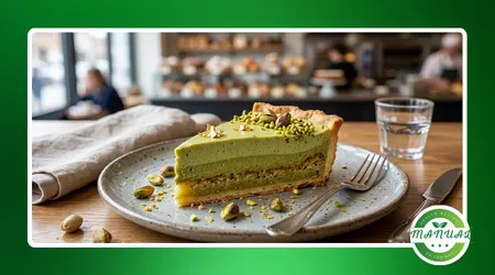 Torta de pistache cremosa