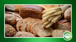 Bolinho de arroz integral assado com quinoa e ervas frescas