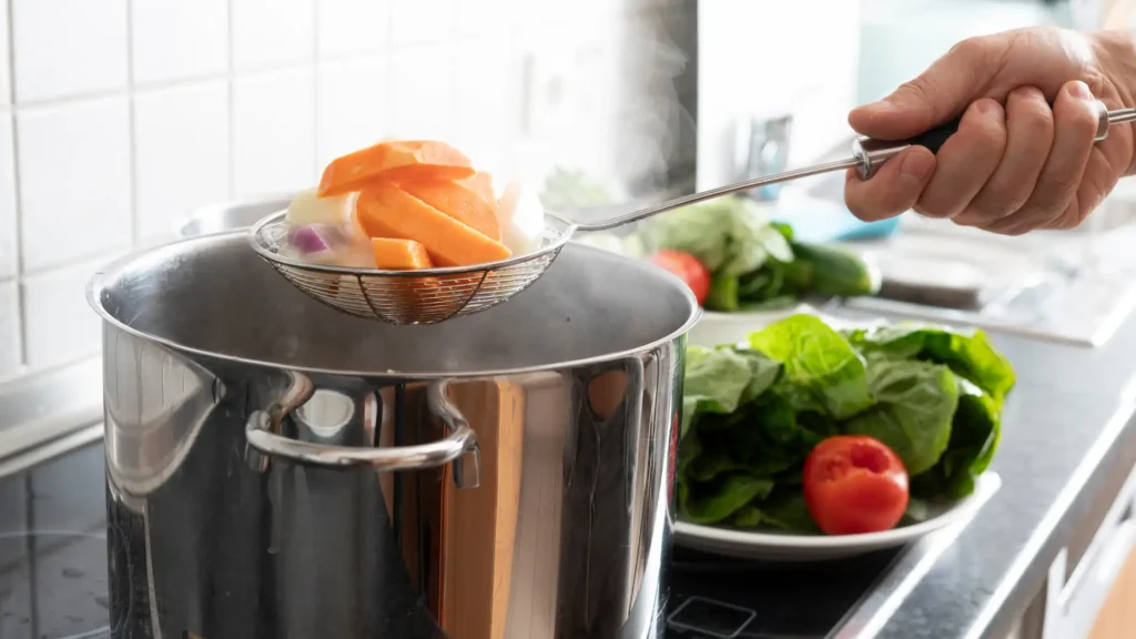 Como branquear verduras
