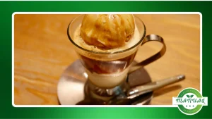 Affogato italiano tradicional sobremesa simples e sofisticada