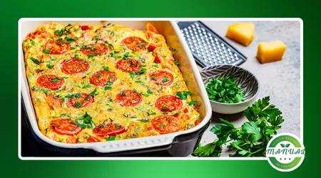 omelete de forno proteico