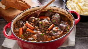 Boeuf bourguignon na pressão