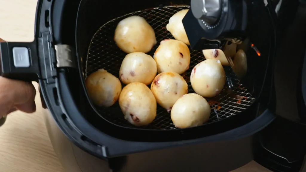 pão de alho caseiro na Air Fryer